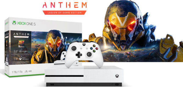 Microsoft Xbox One S 1TB & Anthem Legion Of Dawn (234-00947)