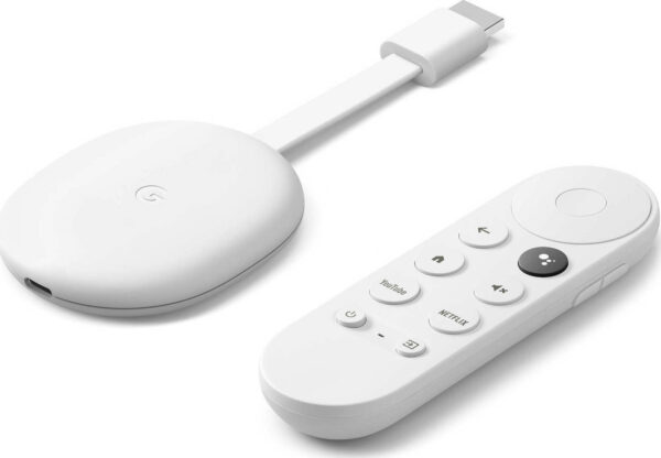 Google Chromecast 4K with Google TV - White (GA01919)