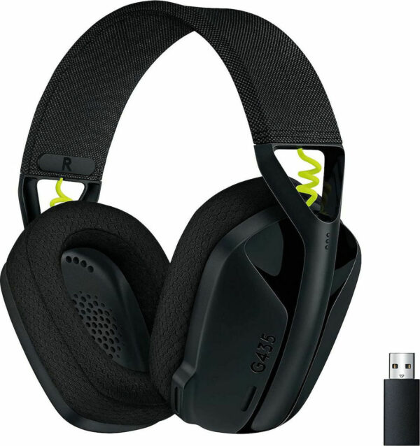 logitech g435 lightspeed gaming headset black