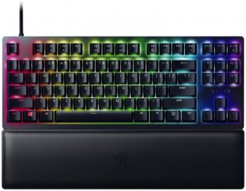 razer huntsman v2 tenkeyless rgb gaming mechanical keyboard with purple switch (rz03 03940300 r3m1)