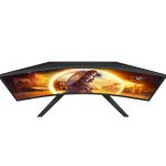 aoc cq32g4ve va hdr curved monitor 32" qhd 2560x1440 180hz 1ms gtg