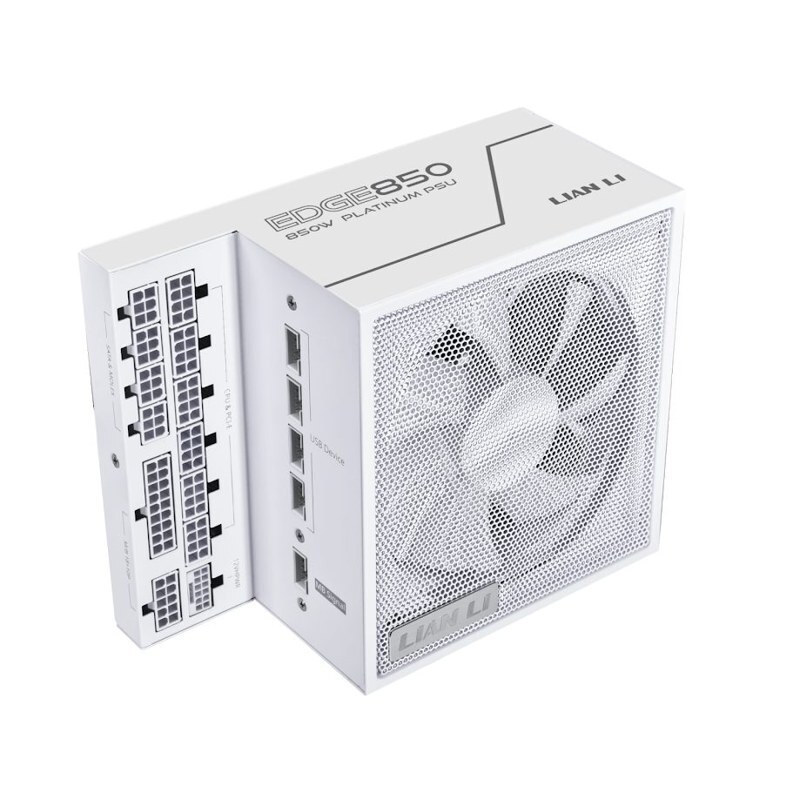 lian li edge 850w white 80+ gold, fully modular atx psu